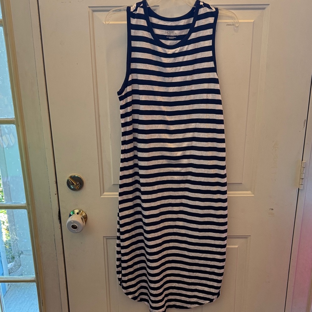 ✨Time and Tru Navy and White Striped Top